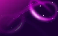 Vibrant Violet Swirls in Cosmic Space