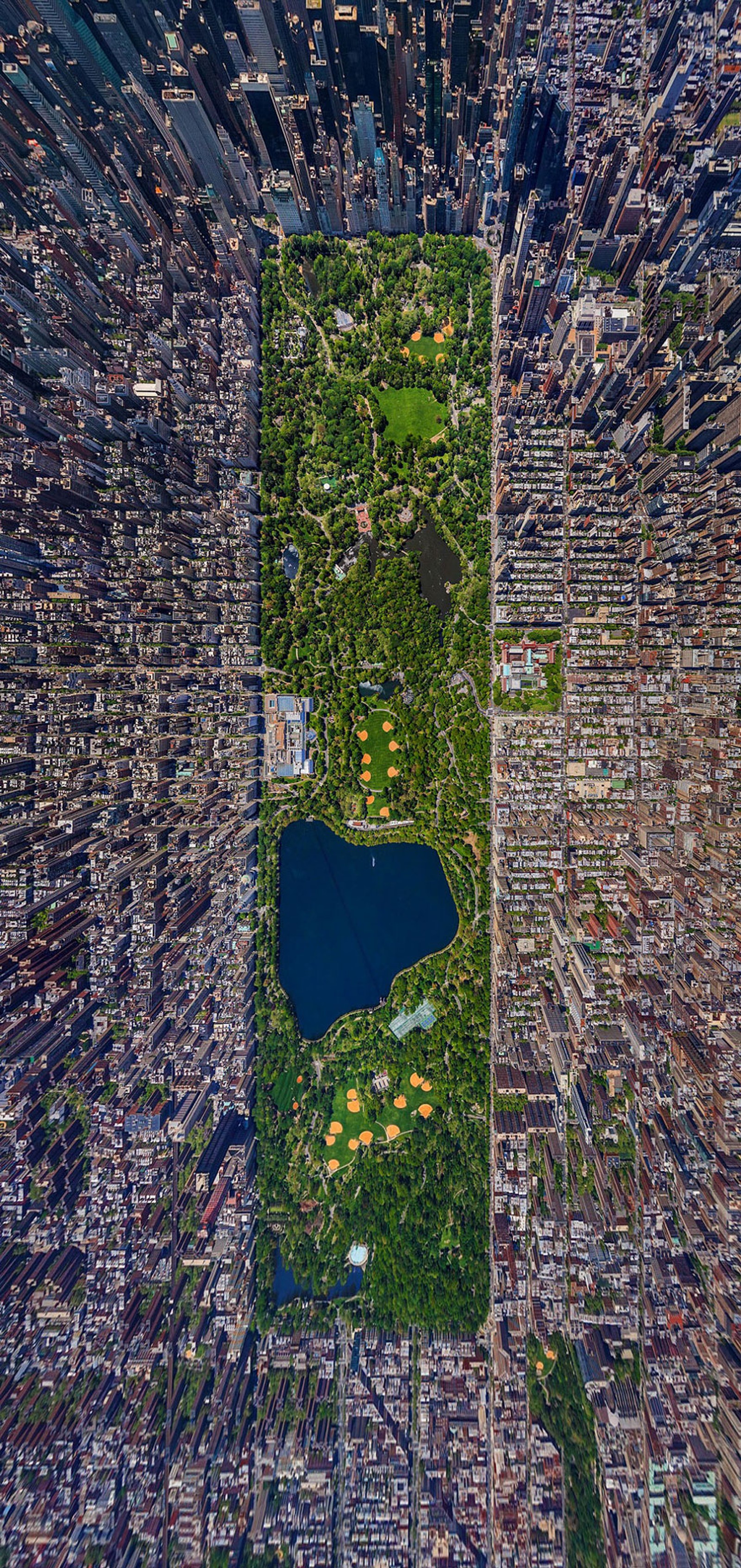 Скачать обои манхэттен, центральный парк, central park, сша, usa