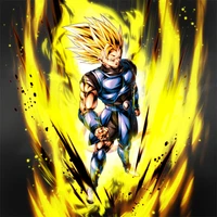 Transformación Super Saiyan Shallot en Dragon Ball Legends Fondo de pantalla 4K