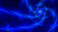 blue, electric blue, light, fractal art, pattern wallpaper