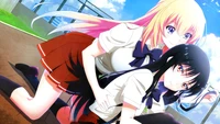 Dynamisches Duo: Suzune Horikita und Honami Ichinose in einer Elite-Klasse Szene