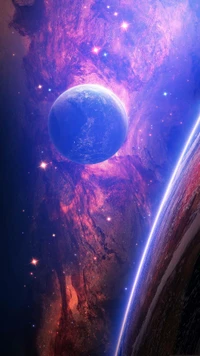 abstract, art, galaxy, space wallpaper