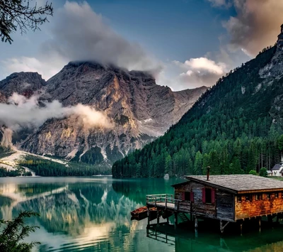 Reflexões serenas nos Alpes italianos