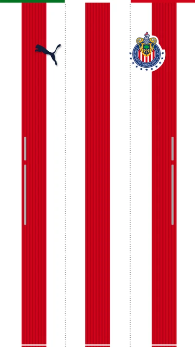 Design da camisa do Chivas Club Guadalajara