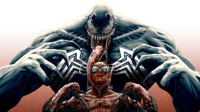 Venom confronta o Homem-Aranha: Um confronto de titãs nos quadrinhos da Marvel