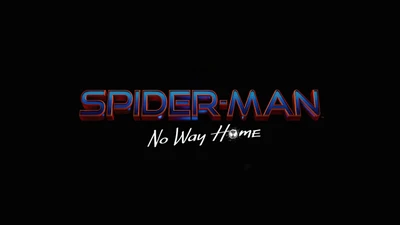 Logo de Spider-Man: Sin camino a casa sobre fondo negro