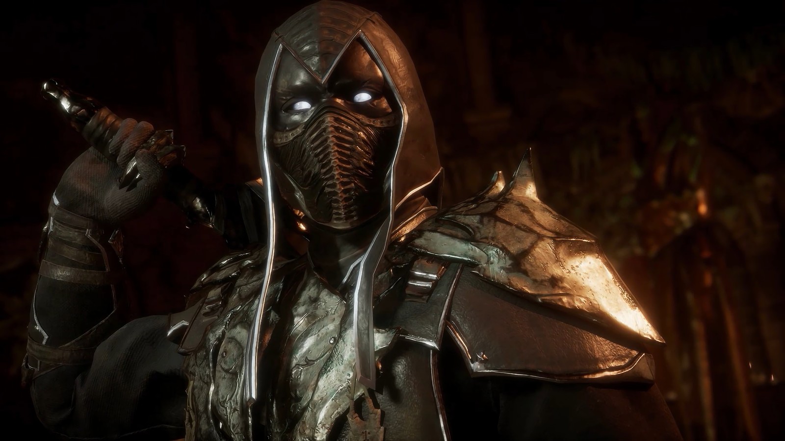 noob saibot, mortal kombat 11, video game wallpaper