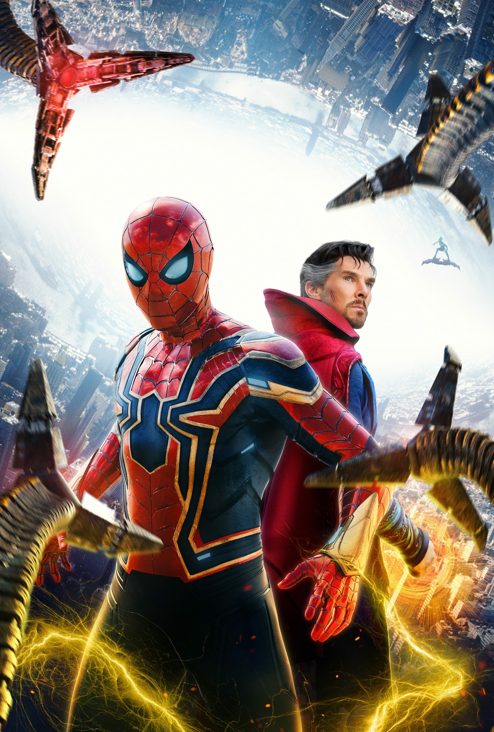 Spider-man et l'incroyable spider-man (spider man pas de chemin à la maison, spider man no way home, films de 2021, 2021 movies, doctor strange)