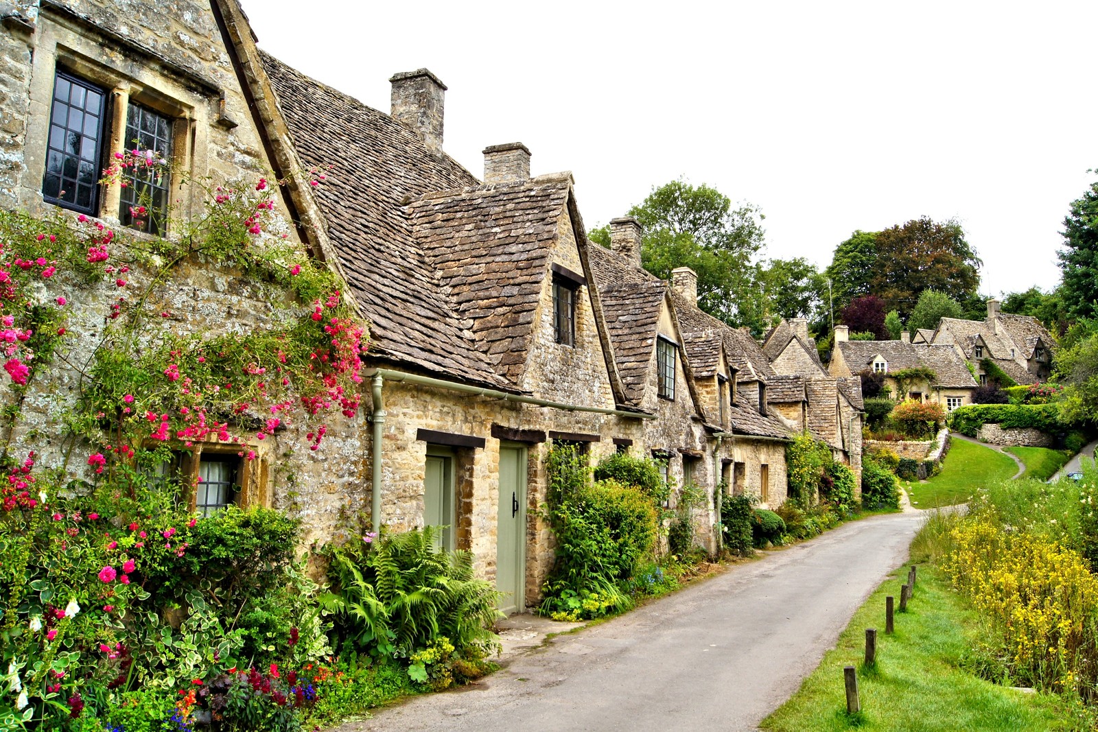 Скачать обои бибури, bibury, лондон, london, деревня