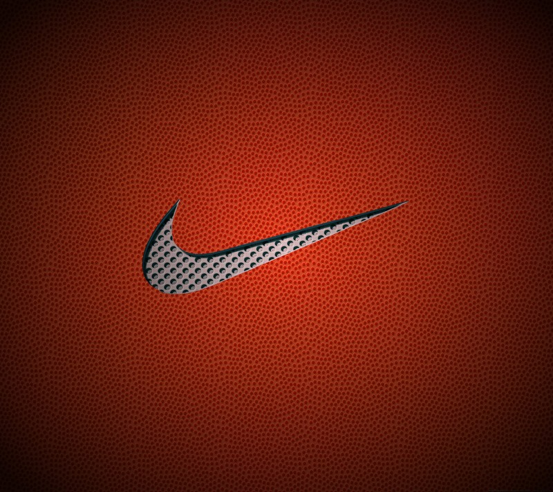 Крупный план логотипа nike на красном фоне (баскетбол, hd, логотип, nike, текстурированный)