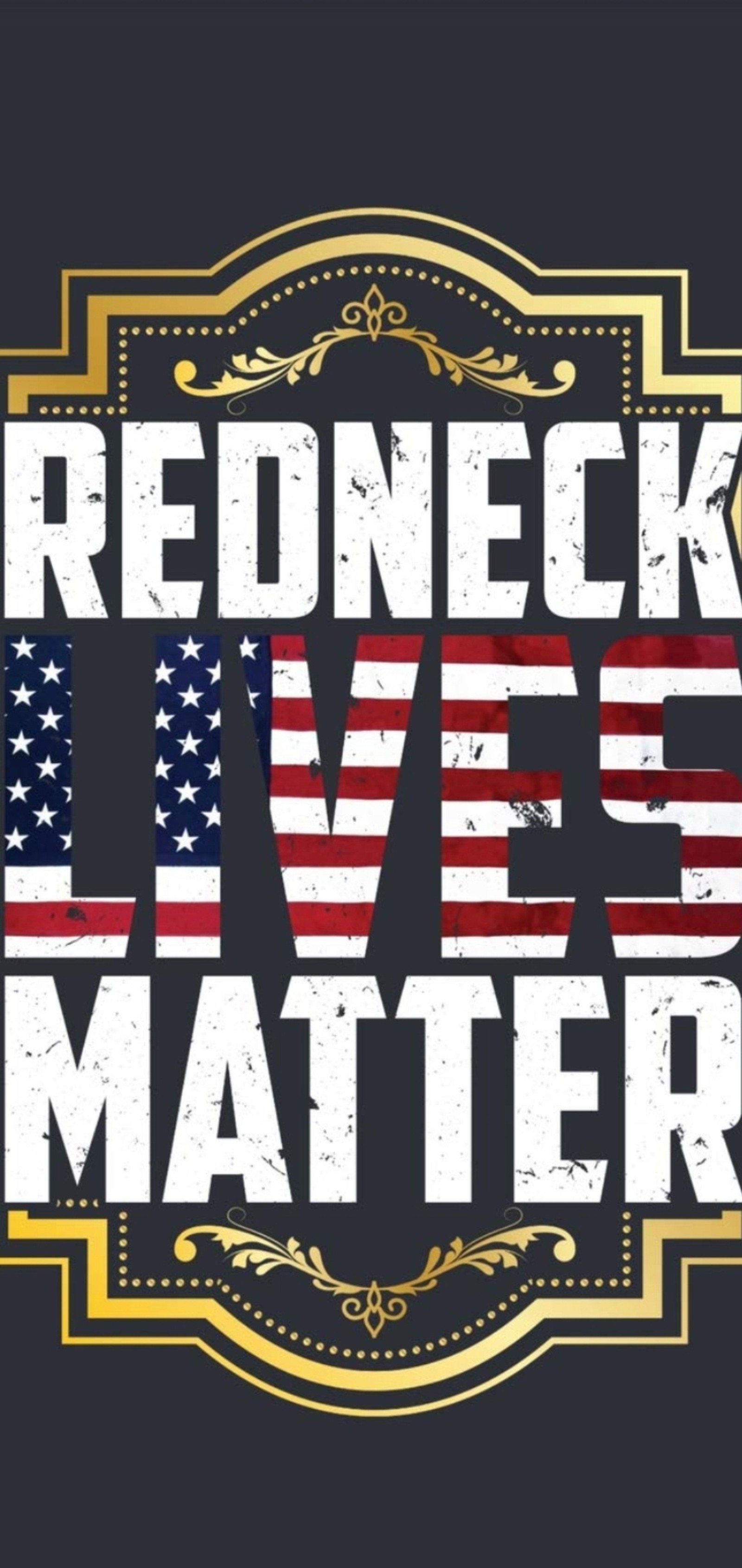 Diseño de camiseta "las vidas de los rednecks importan" (redneck, trump 2020)