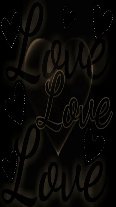 black, desing, love