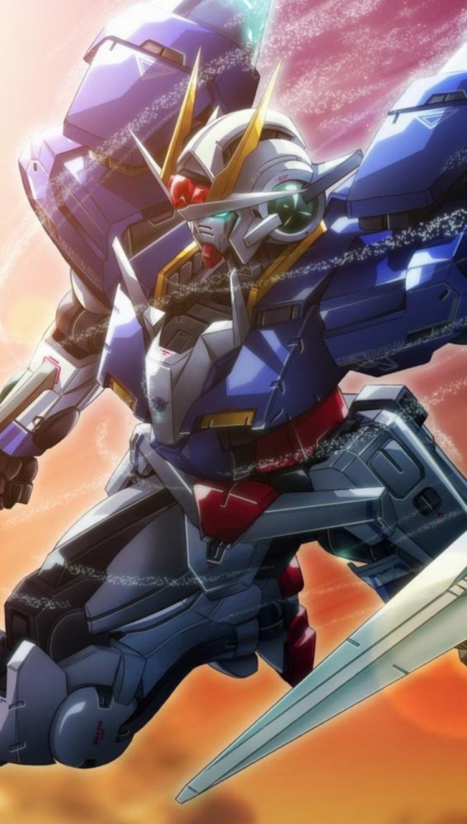 Lade 00, exia, gn, gundam, mobil Hintergrund herunter