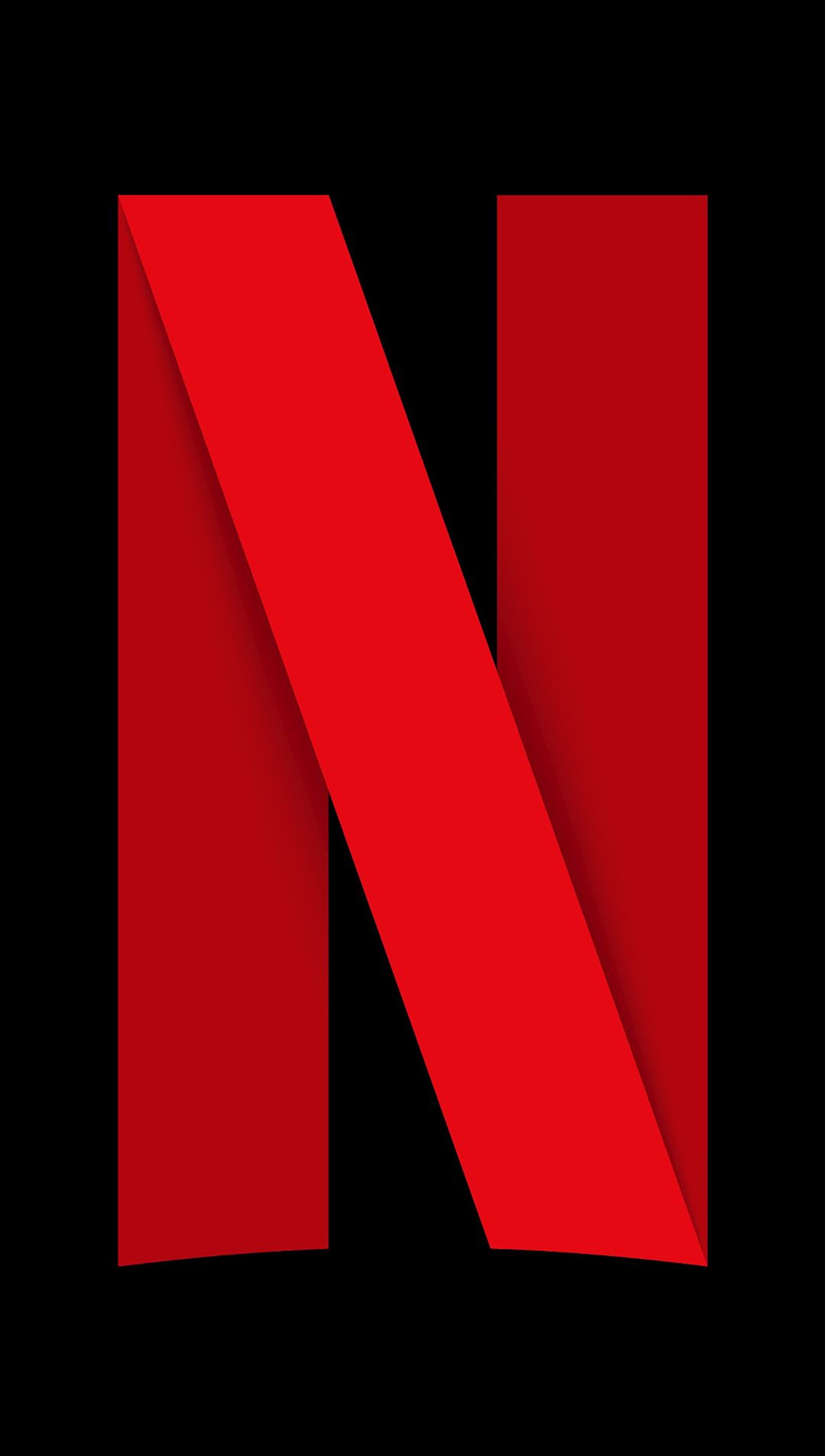 Красный логотип netflix на черном фоне (логотип, netflix, слово)