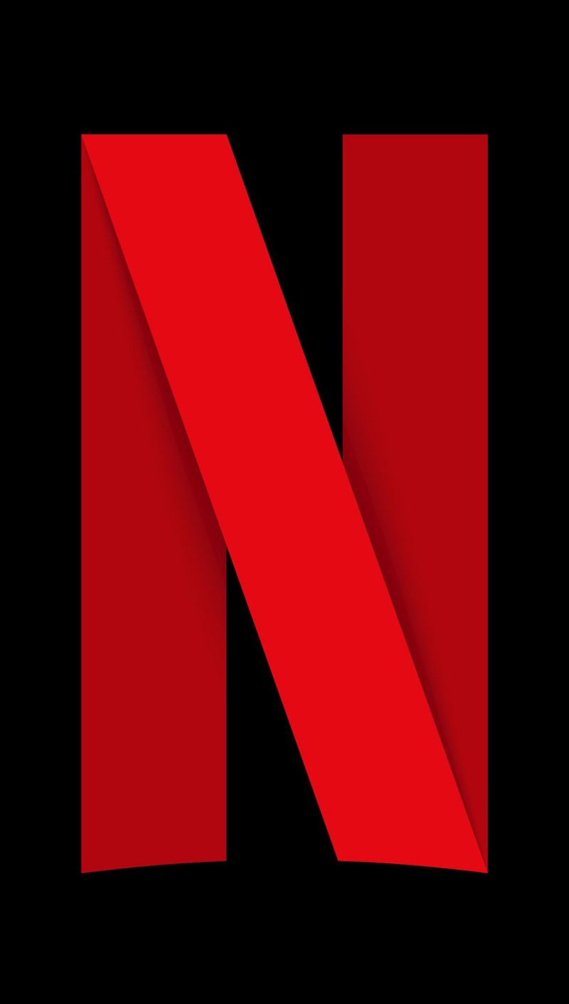 Красный логотип netflix на черном фоне (логотип, netflix, слово)