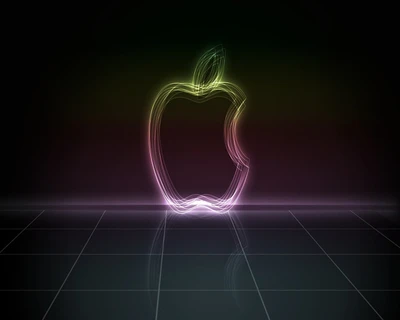 apfel, apple logo, bunt, klasse, iphone