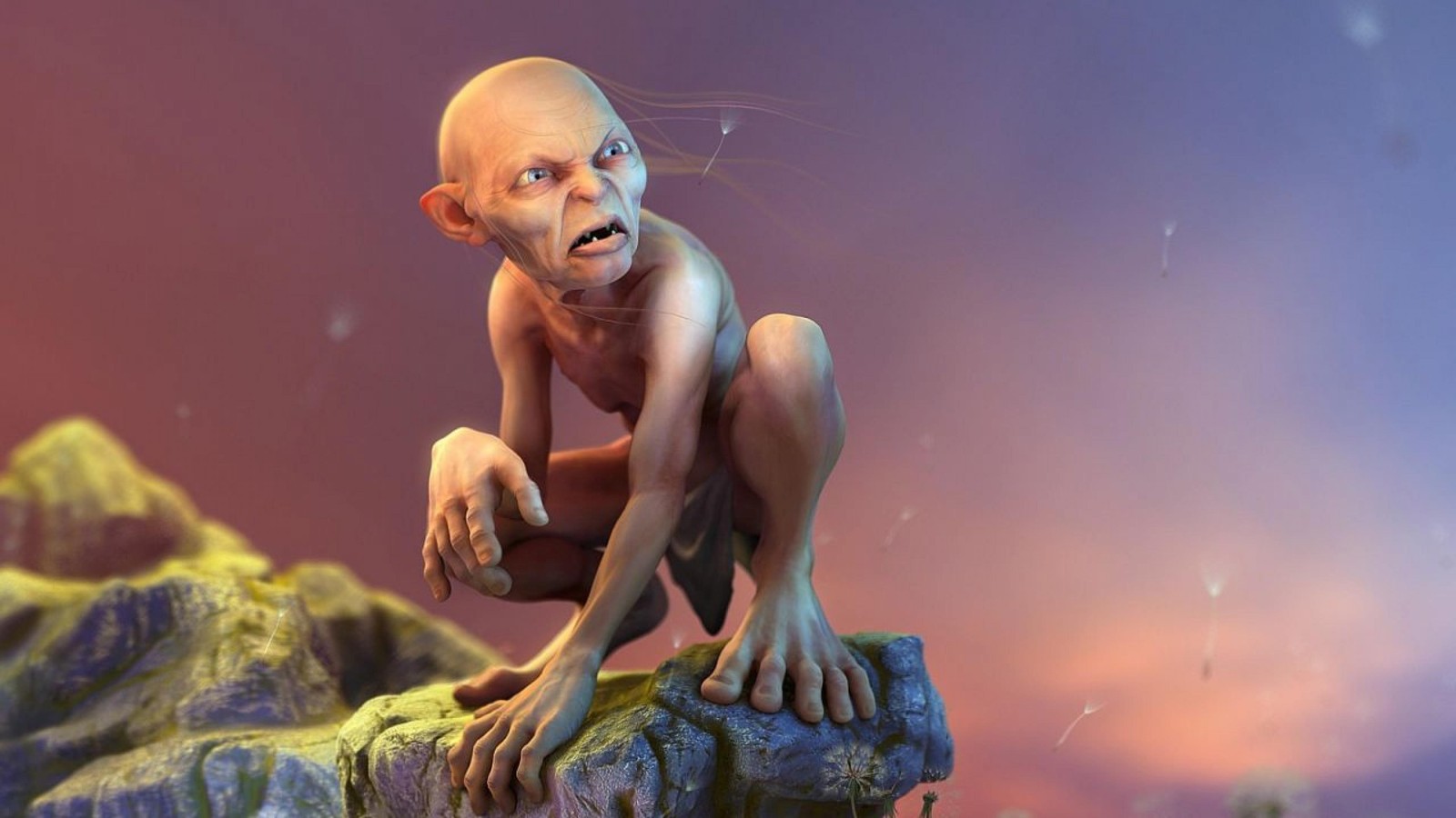 Скачать обои голлум, gollum, the hobbit an unexpected journey, хоббит, hobbit