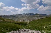 hochland, gebirgige landformen, berg, gebirgskette, gebirgskamm