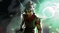 ekko, arcane series, tv series, arcane, lol wallpaper