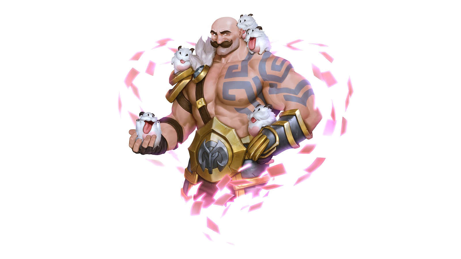 Скачать обои браум, braum, поро, lol, league of legends