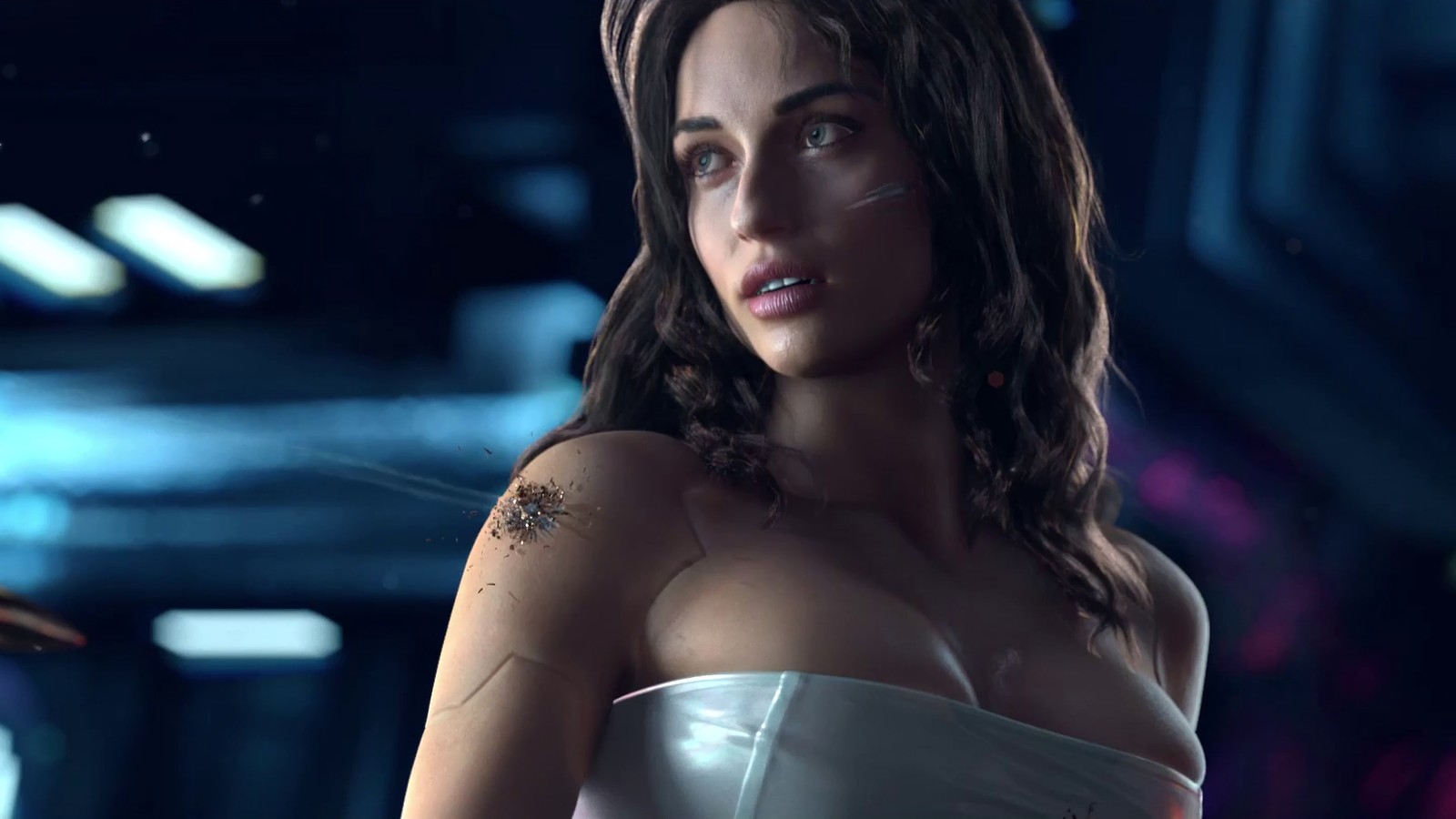 Скачать обои cyberpunk 2077, видеоигра, девочки