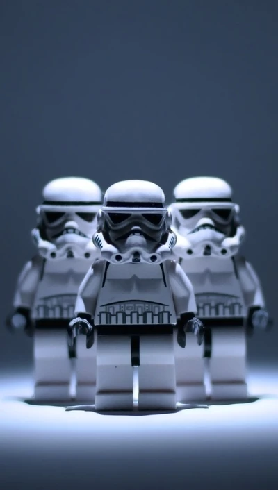 LEGO Star Wars Stormtroopers em Formação