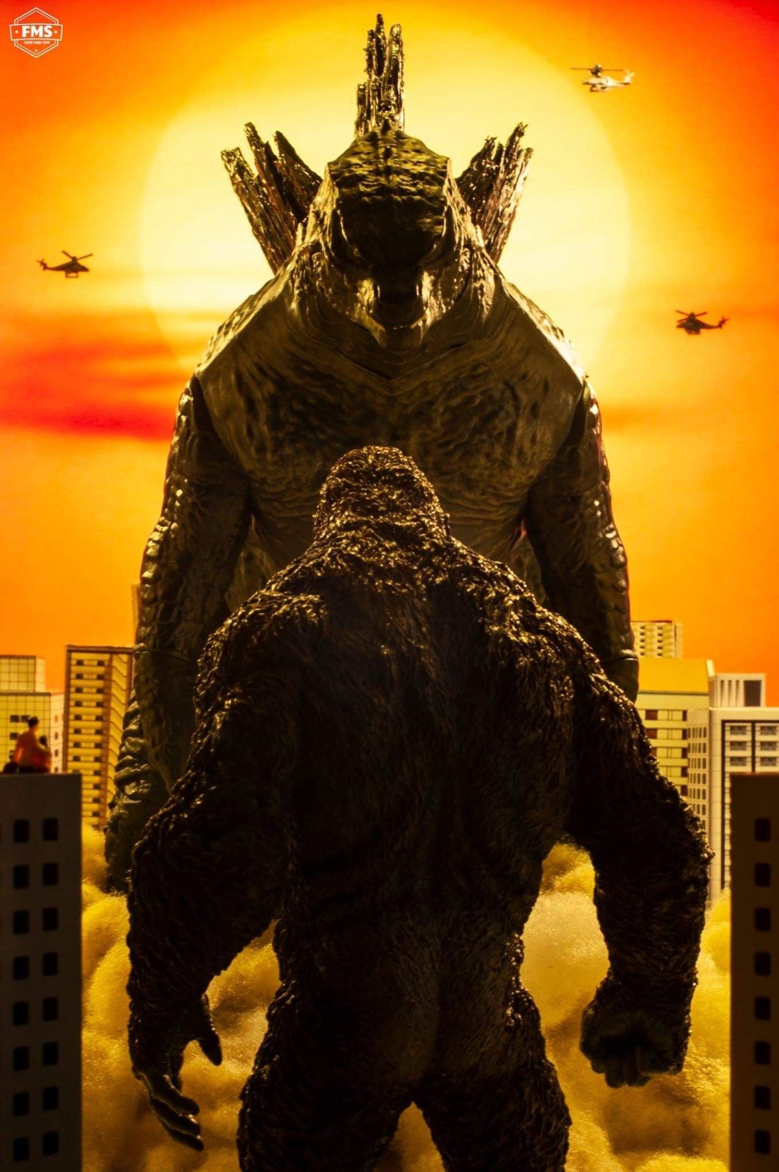 Baixar papel de parede cinema, luta, godzilla, japão, rei