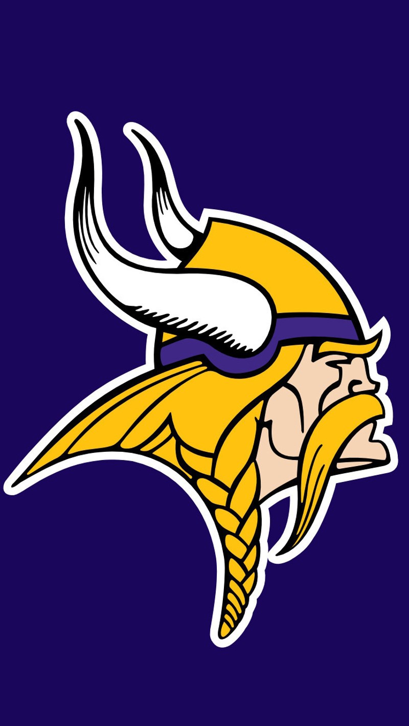 Логотип minnesota vikings на фиолетовом фоне (and1, чемпион, футбол, джордан, jordan)