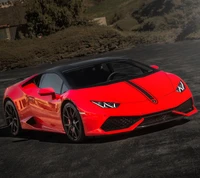 huracan, lambo, lamborghini, rot, superauto