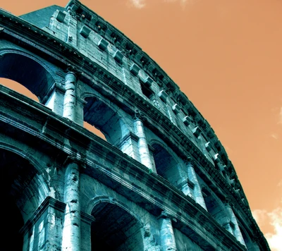 abstract, coloseum, italia, italien, italy