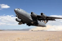 US-Luftwaffe Boeing C-17 Globemaster III startet