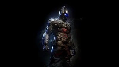 Arkham Knight Actionfigur: Ein dunkles Superhelden-Icon in futuristischer Rüstung