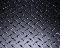 Black and White Steel Mesh Pattern with Diamond Design