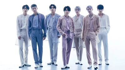 BTS : Tous les membres en tenue élégante