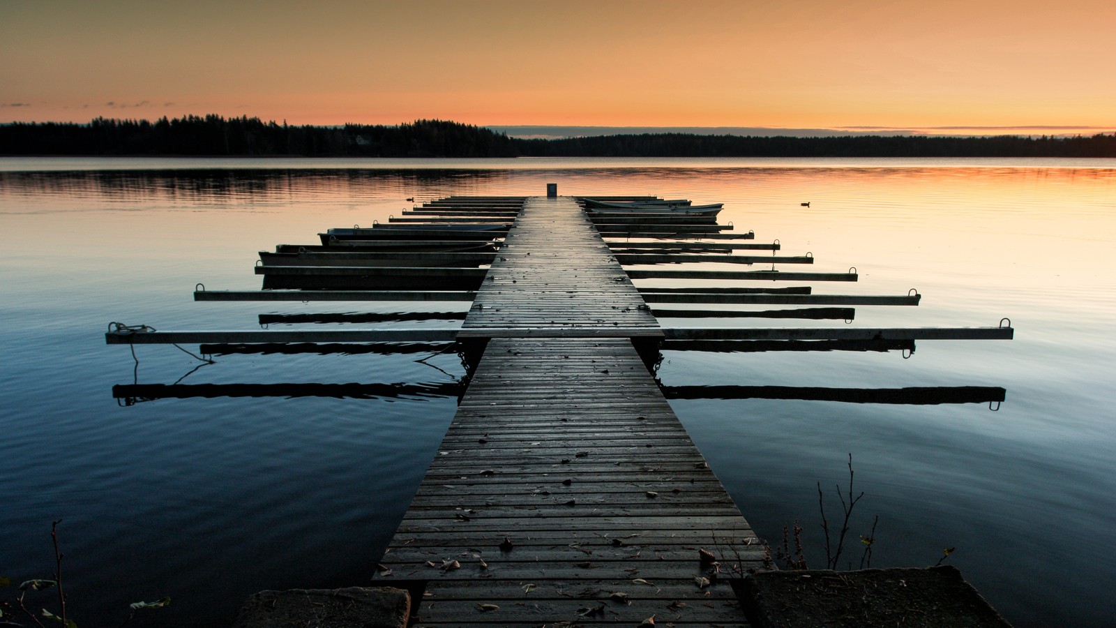 dock, pier, water, reflection, horizon wallpaper