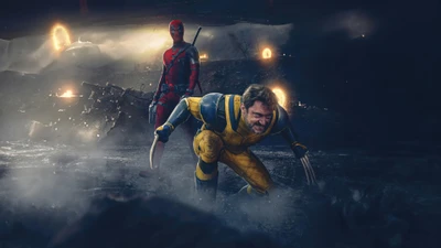 Deadpool y Wolverine: Aliados improbables en un oscuro enfrentamiento de Marvel