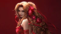 aerith gainsborough, final fantasy 7 remake, ff7, ffvii, video game wallpaper