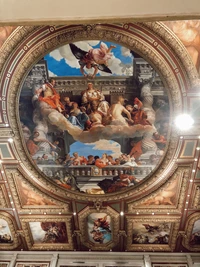 venice, ceiling, art, holy places, mythology wallpaper