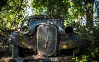 oldtimer, kompaktwagen, auto, klassisch, antikes auto