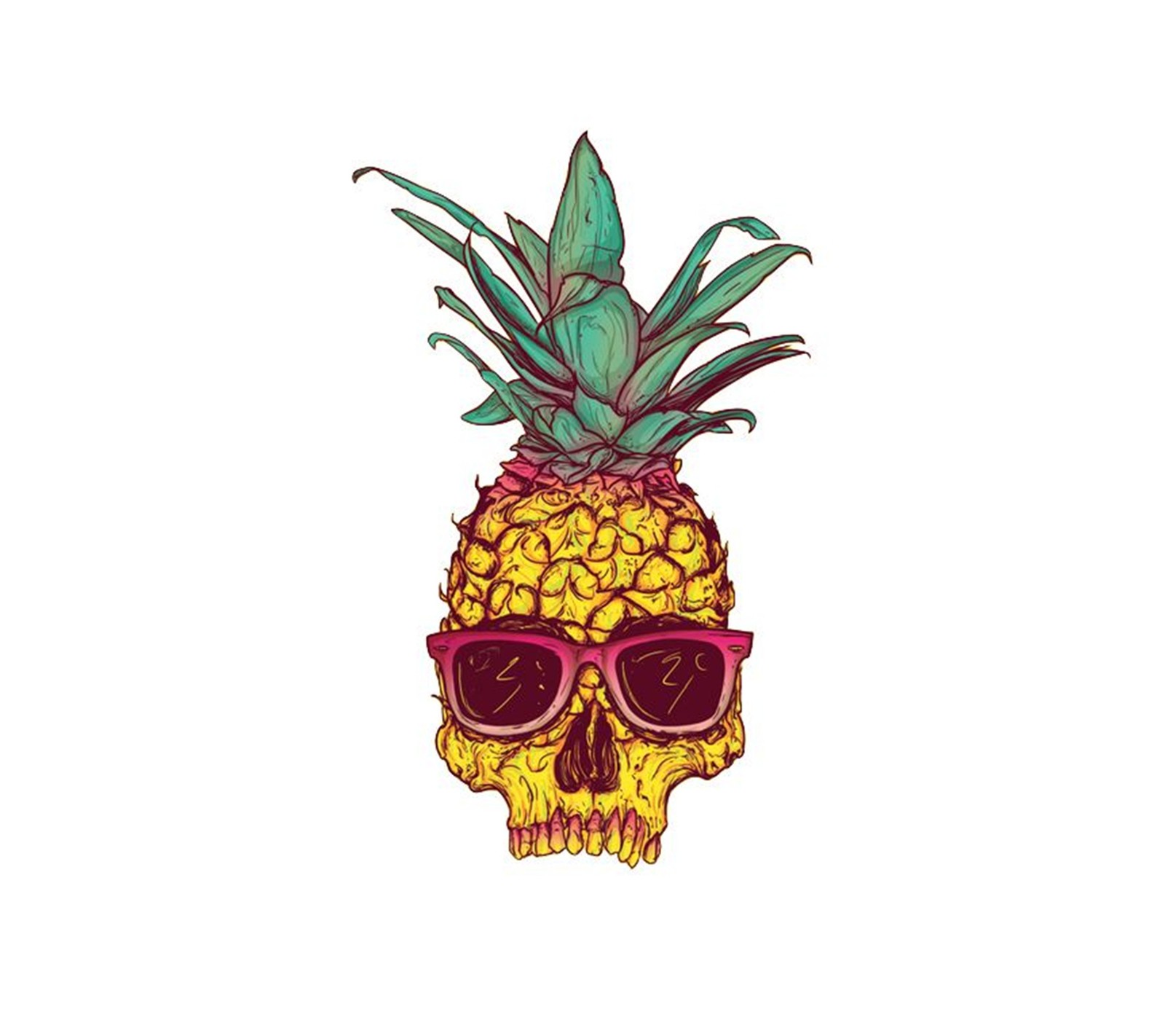 Lade klasse, ananas Hintergrund herunter