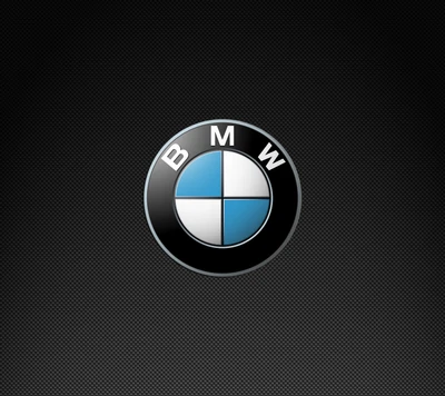 Logotipo de emblema de BMW de fibra de carbono