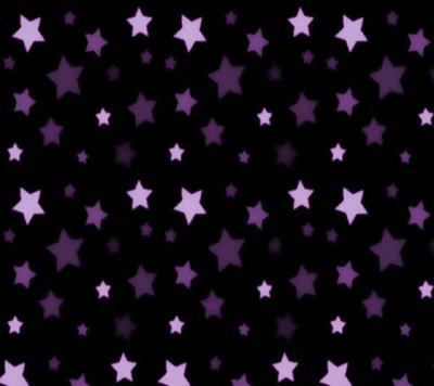 purple, stars