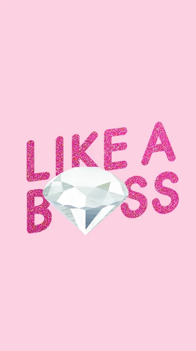 boss, diamond, pink