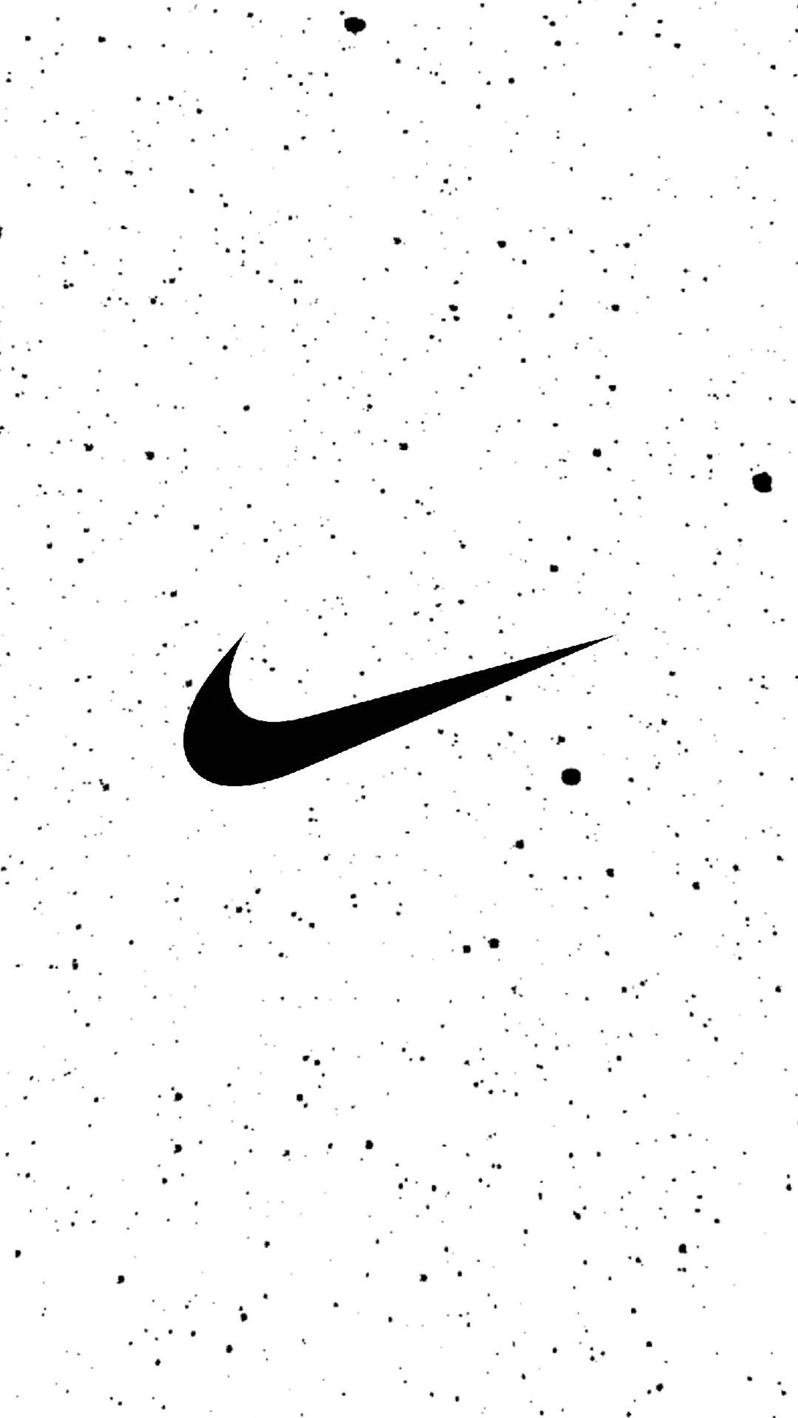 Ближний план черно-белого изображения логотипа nike (марки, мода)