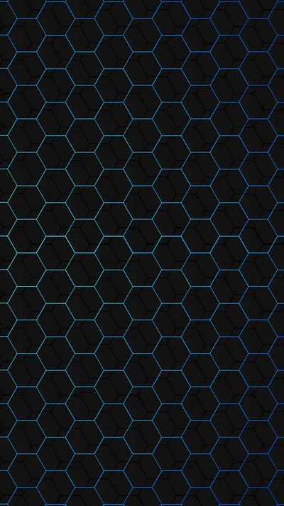 1080p, abstrait, hd, hexagones, motif