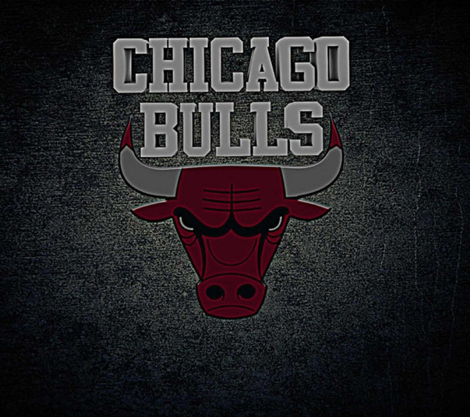 Chicago bulls logo auf schwarzem hintergrund mit einem roten bullen (asd, sdf)