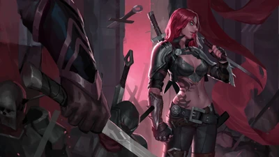 Katarina : La lame sinistre au combat dans l'ombre