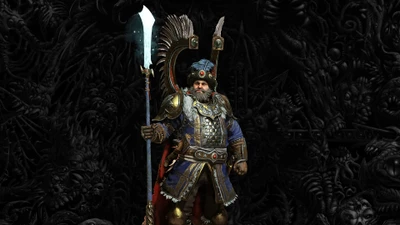 Boris Bokha, el líder resuelto de Total War: Warhammer III, está listo para la batalla