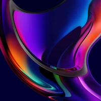 Iridescent Multicolor Abstract Design for MacBook Pro Background