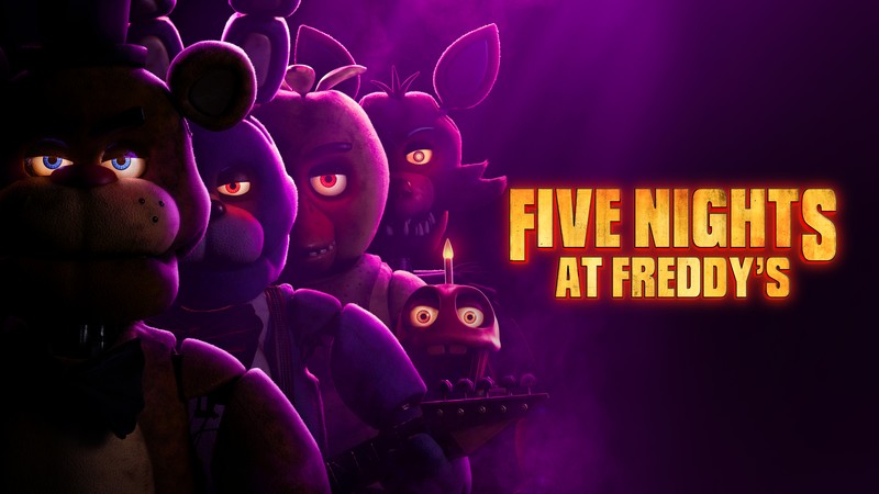 Пять ночей у фредди (пять ночей у фредди, five nights at freddys, постер фильма, фильмы 2023, кино)